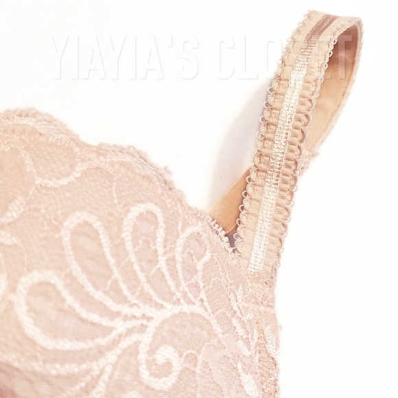 Le Mystere 34DDD/F Sophia 2435 Lace Underwire Bra - Peach Blossom - Picture 14 of 16